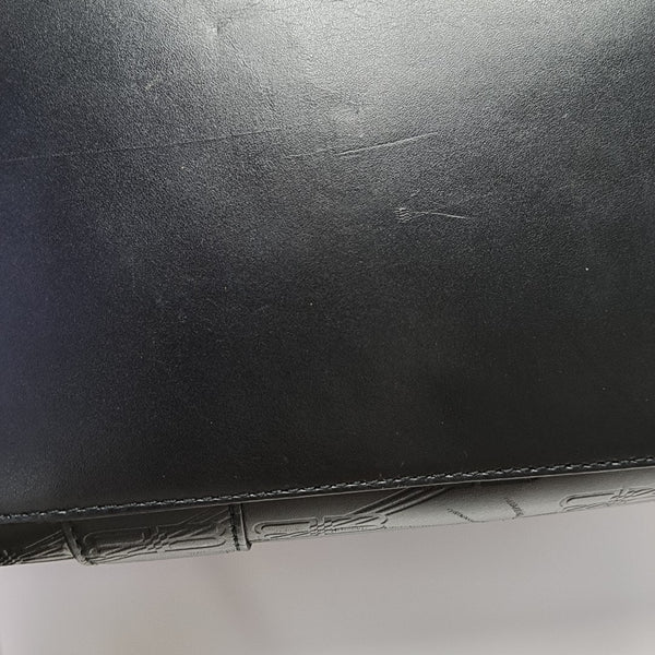 Calfskin Shoulder Bag Black