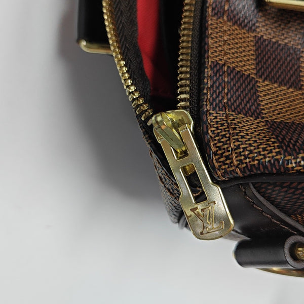 SPEEDY 25 Damier Ebene Coated Canvas Brown
