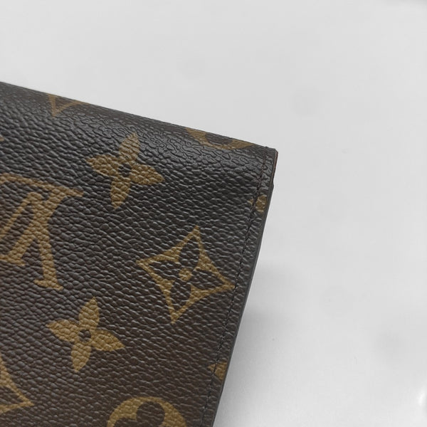 JOSÉPHINE Monogram Coated Canvas Brown Wallet