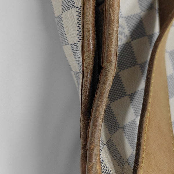 GALLIERA GM Damier Azur Coated Canvas White