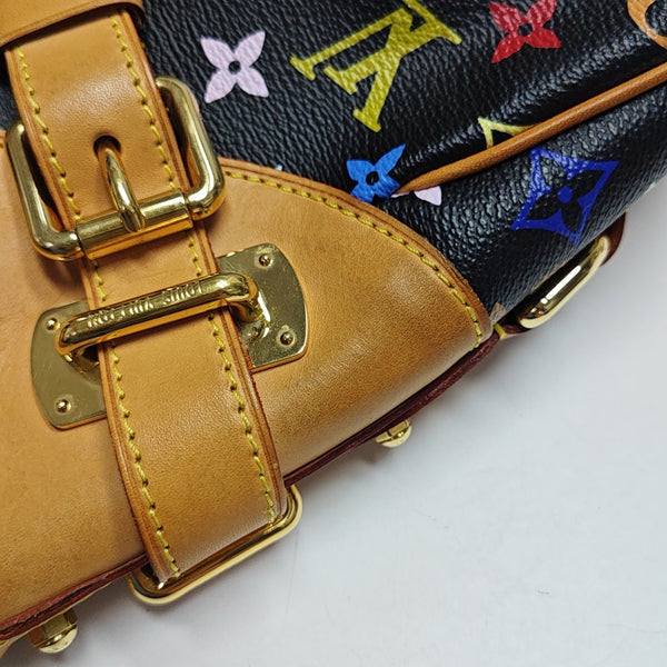 LV × TM GRETA Monogram Coated Canvas Black