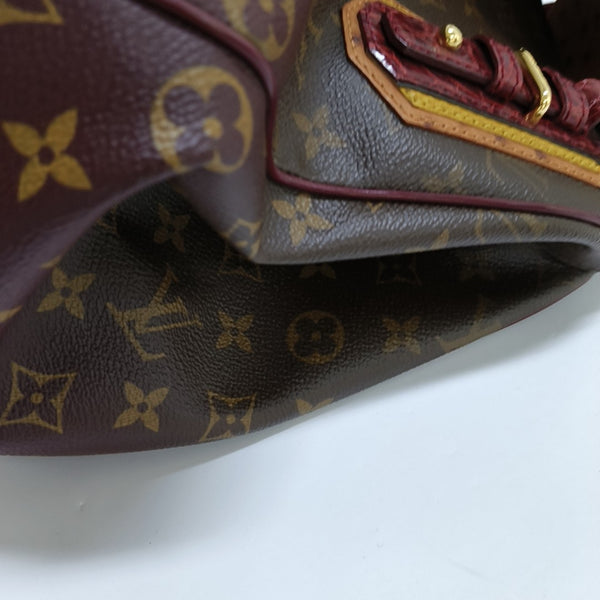GRIET Monogram Coated Canvas Brown