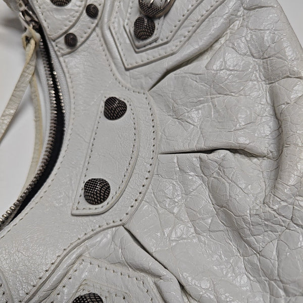 Le Cagole Small Lambskin White