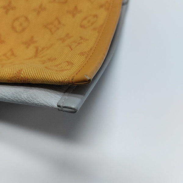 FLAT Monogram Coated Canvas Gray