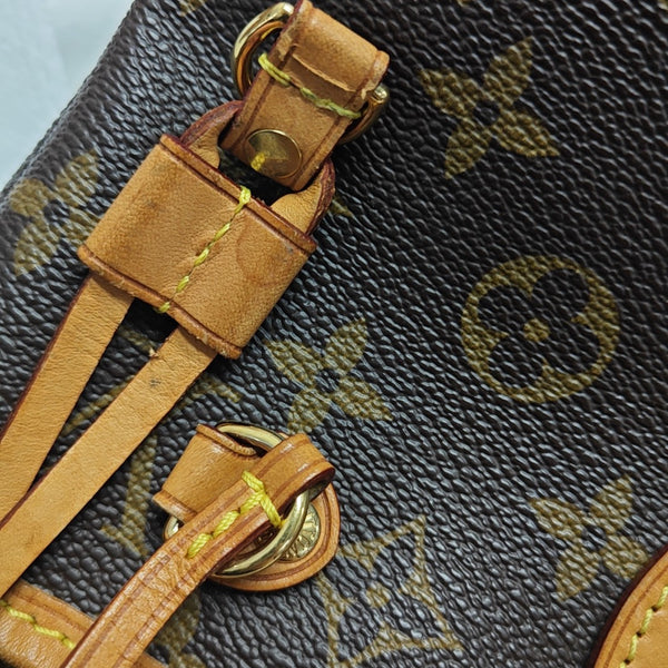 NEVERFULL PM Monogram Coated Canvas Brown