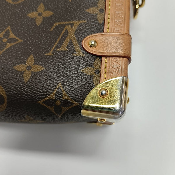 SIDE TRUNK MM Monogram Coated Canvas Brown