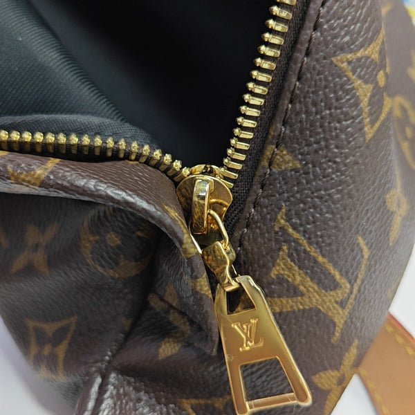 BUMBAG Monogram Coated Canvas Brown