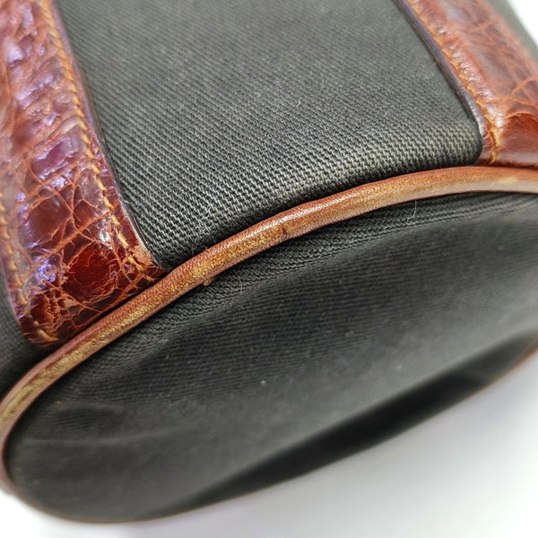 Authenticated pre-owned TRIOMPHE Canvas Brown - Bucket Bag at Looply