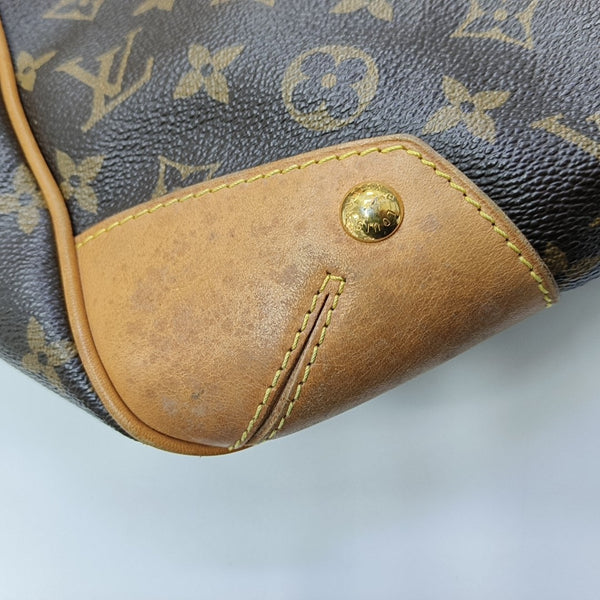 RETIRO GM Monogram Coated Canvas Brown