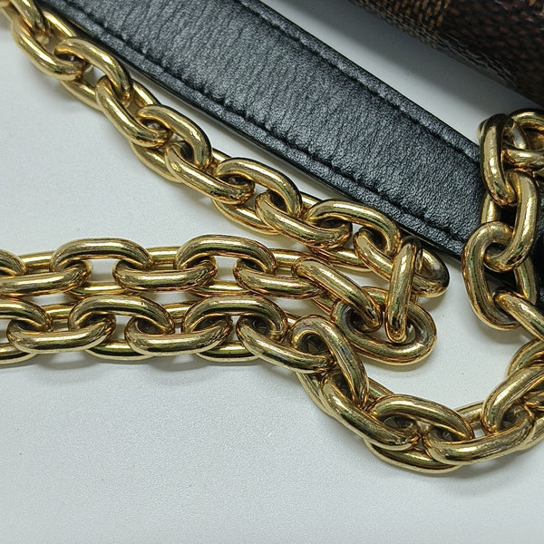 VAVIN PM Damier Ebene Coated Canvas Brown