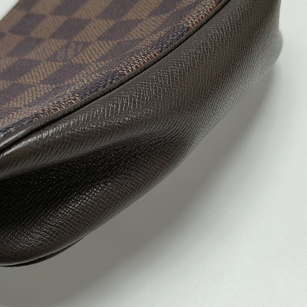 TROUSSE MAKE UP Damier Ebene Coated Canvas Brown