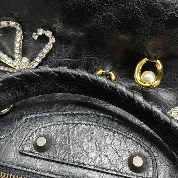 Neo Cagole City Medium Lambskin Black