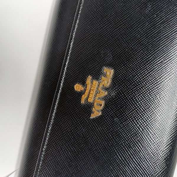 Saffiano Calfskin Wallet Black