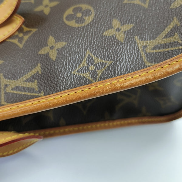 POPINCOURT Monogram Coated Canvas Brown