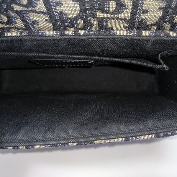 30 Montaigne Mini Oblique Canvas Blue