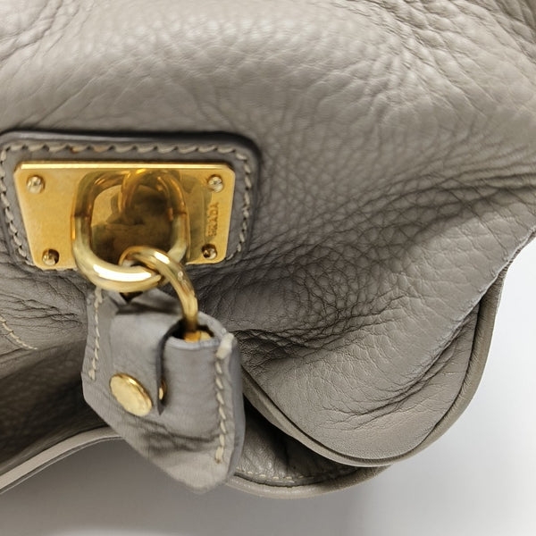 Calfskin Tote Bag Gray