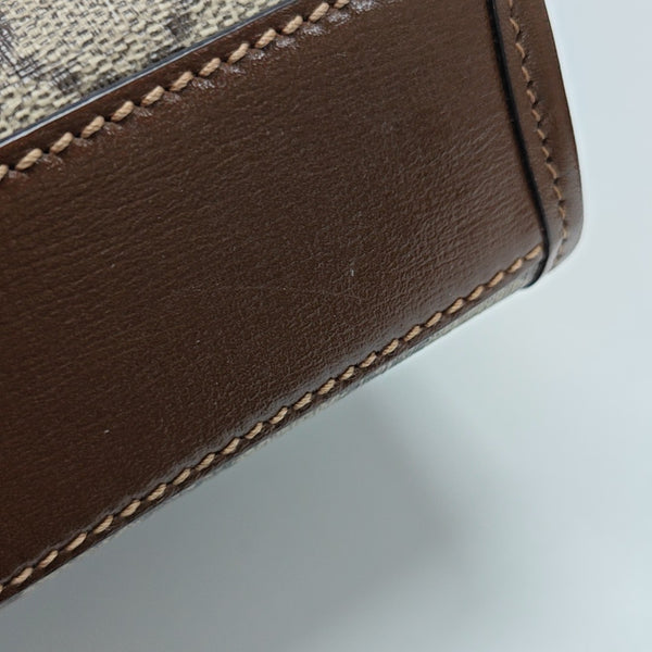 Retro Mini Monogram Coated Canvas Beige