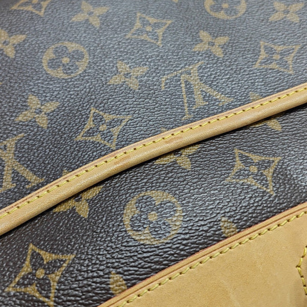 DEAUVILLE Monogram Coated Canvas Brown