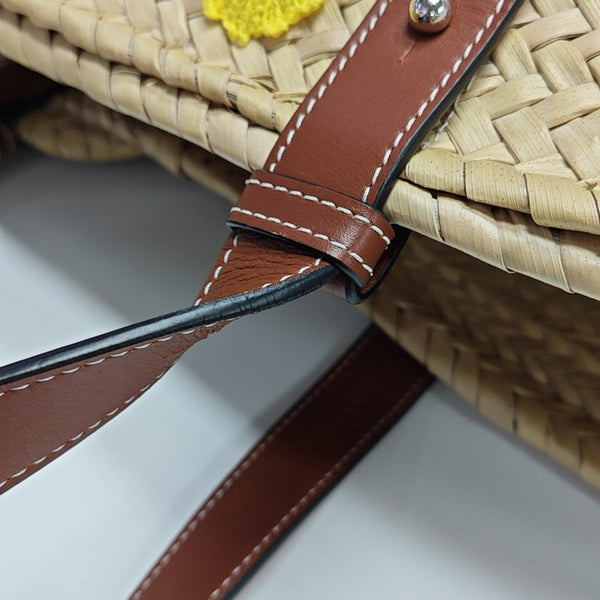Basket Straw Yellow