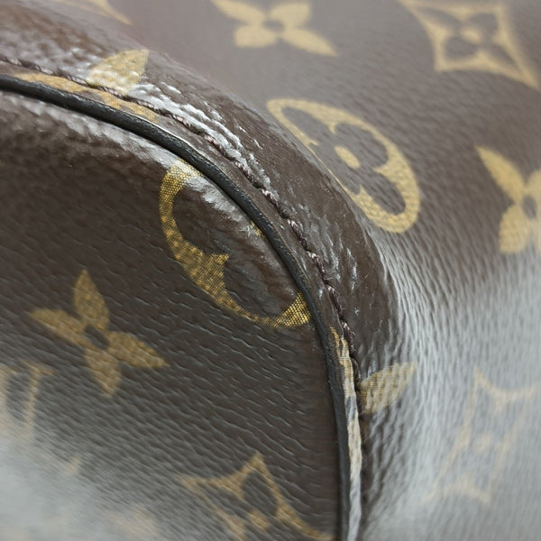 NÉONOÉ MM Monogram Coated Canvas Brown