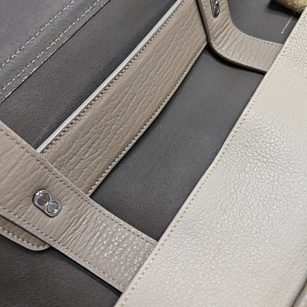 Calfskin Shoulder Bag Beige