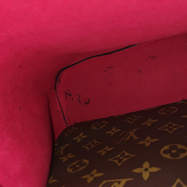 NÉONOÉ MM Monogram Coated Canvas Brown