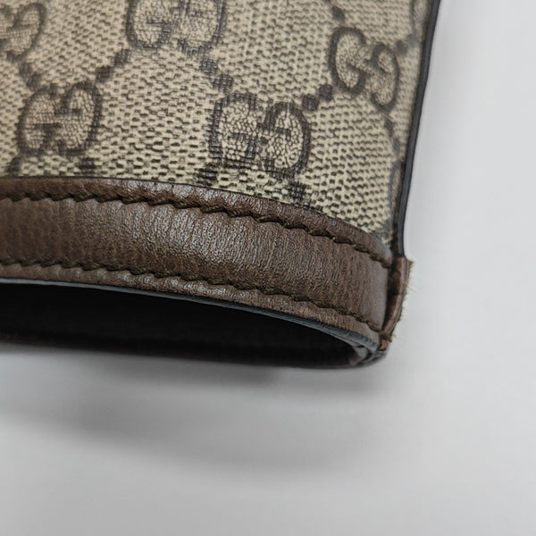 Ophidia Medium Monogram Coated Canvas Beige
