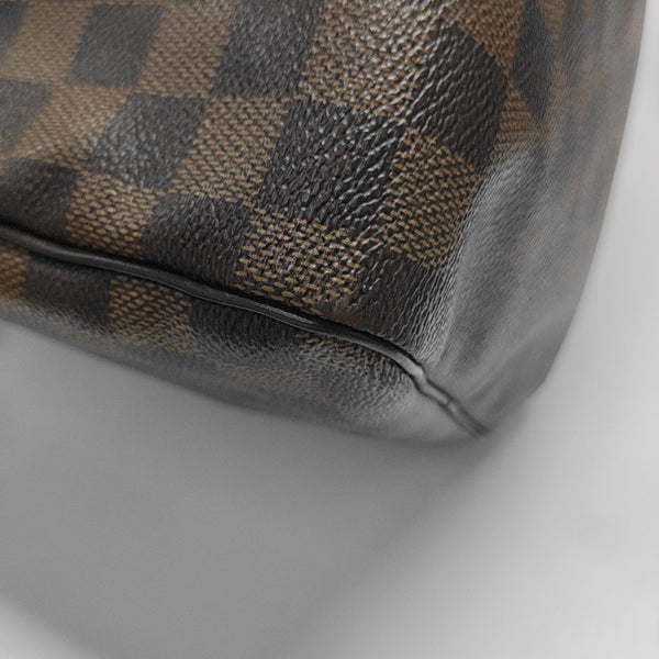 SPEEDY 30 Damier Ebene Coated Canvas Brown