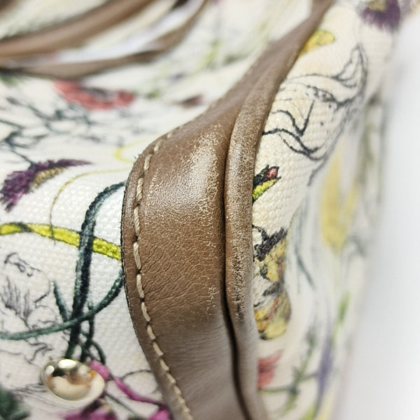 Canvas Shoulder Bag Beige
