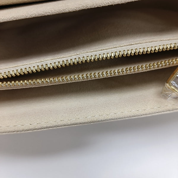 MÉTIS EAST WEST Monogram Calfskin Beige