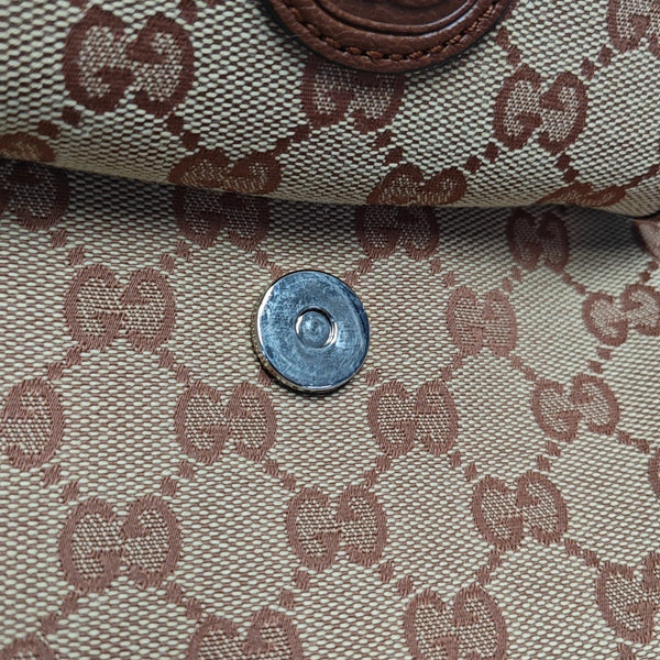 Monogram Canvas Backpack Brown