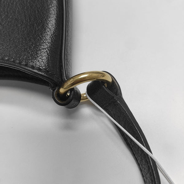 Calfskin Shoulder Bag Black