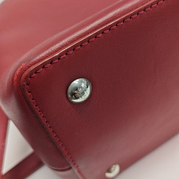 2 Jours Small Calfskin Red