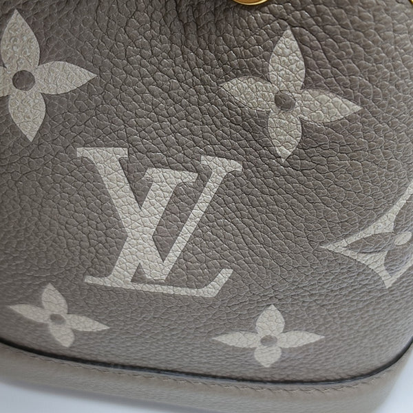 NOÉ Nano Monogram Calfskin Gray