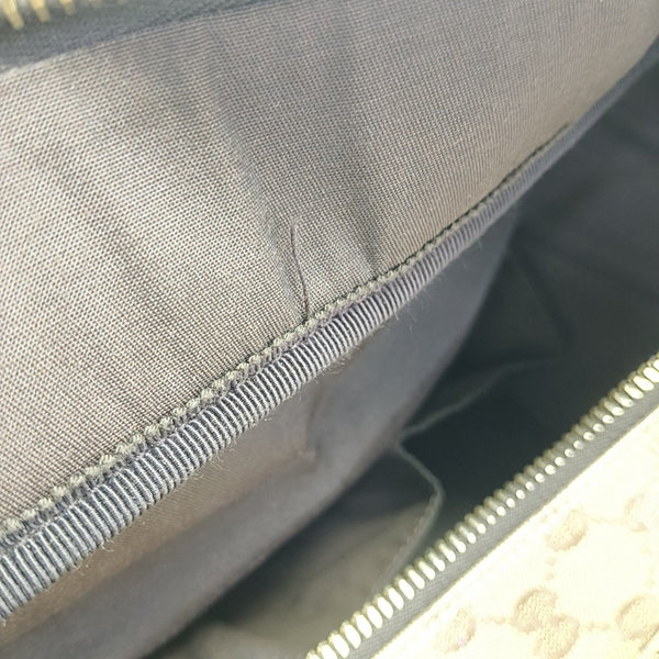 Monogram Coated Canvas Tote Bag Beige