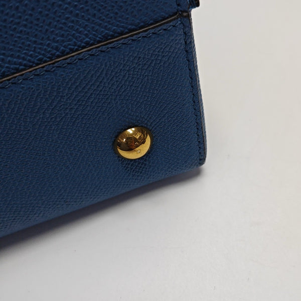 Gancini Calfskin Blue