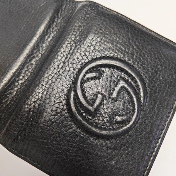 Soho Calfskin Black Wallet