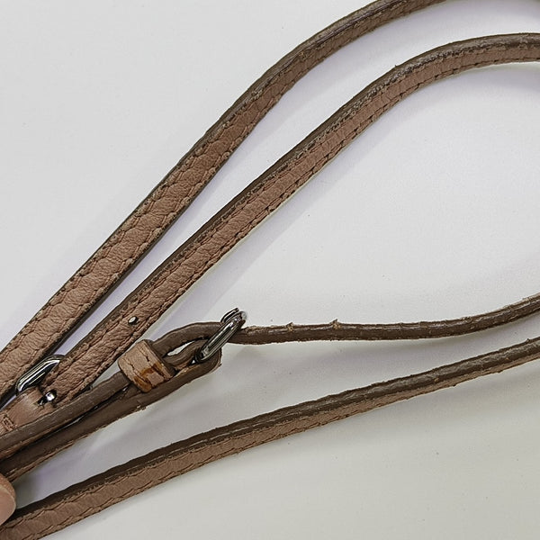 Lambskin Shoulder Bag Brown