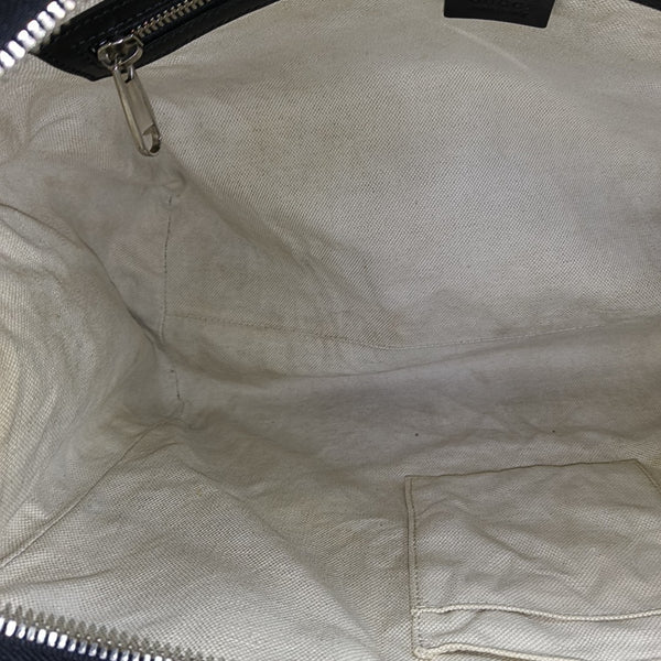 Monogram Calfskin Tote Bag Black