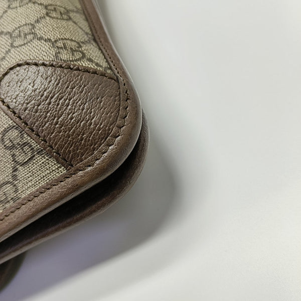 Neo Vintage Large Monogram Coated Canvas Brown