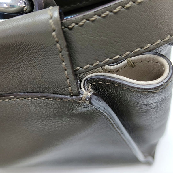 Authenticated pre-owned Peekaboo Calfskin Gray - Shoulder Bag at Looply