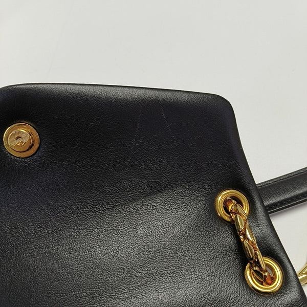 SERPENTI FOREVER Quilted Calfskin Black