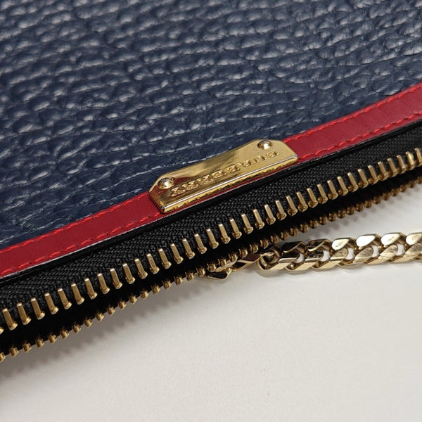 Calfskin Shoulder Bag Blue
