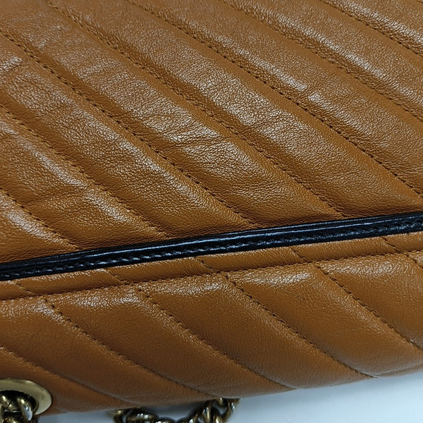 GG Marmont Medium Quilted Calfskin Yellow