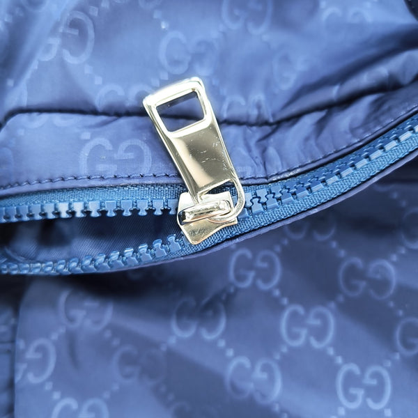 Monogram Nylon Backpack Blue