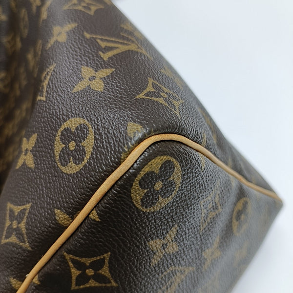 SPEEDY 35 Lona Revestida Monogram Marrón