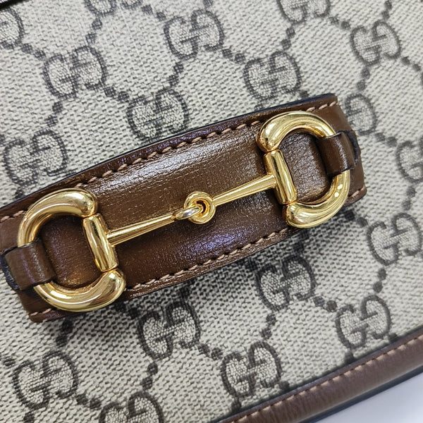 Horsebit 1955 Mini Coated Canvas Beige