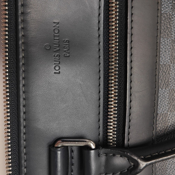 PORTE-DOCUMENTS Damier Coated Canvas Blue