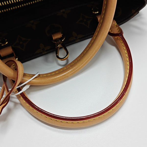 MONTAIGNE Monogram Coated Canvas Brown