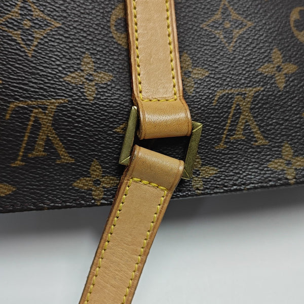VINTAGE VAVIN GM Monogram Coated Canvas Brown